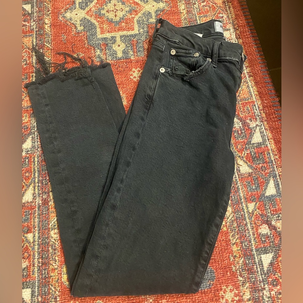 AGOLDE Toni Mid Rise Straight in Feral - size 23